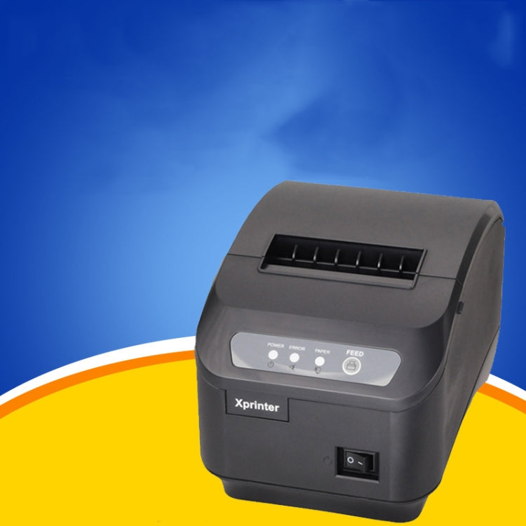 Xprinter XP-Q200II Thermal Small Receipt Printer Catering And Kitchen Receipt Printer 80mm Cutter, Interface Type:USB COM Interface(US Plug) - Printer by Xprinter | Online Shopping South Africa | PMC Jewellery | Buy Now Pay Later Mobicred