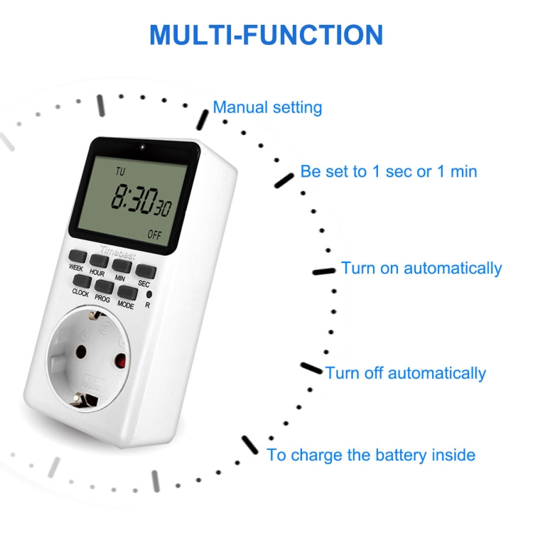 Charging Smart Switch Timing Socket(UK Plug -240V 50Hz 13A) - Smart Socket by PMC Jewellery | Online Shopping South Africa | PMC Jewellery | Buy Now Pay Later Mobicred