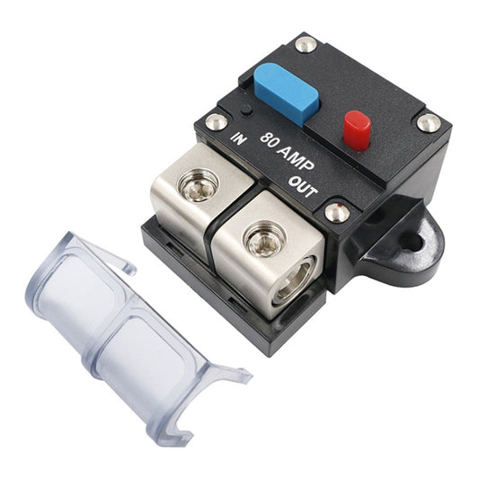 80A Auto Circuit Breaker Car Audio Fuse Holder Power Insurance Automatic Switch(Blue) - Fuse by PMC Jewellery | Online Shopping South Africa | PMC Jewellery | Buy Now Pay Later Mobicred