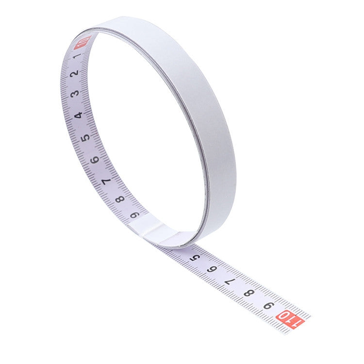 1m Sticky Scale Steel Ruler with Glue Scale Tape Measure Self-adhesive Ruler, Specification:Middle Point - Measuring Tools by PMC Jewellery | Online Shopping South Africa | PMC Jewellery