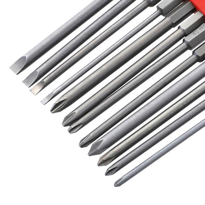 12 PCS / Set Screwdriver Bit With Magnetic S2 Alloy Steel Electric Screwdriver, Specification:9 - Drill & Drill Bits by PMC Jewellery | Online Shopping South Africa | PMC Jewellery | Buy Now Pay Later Mobicred