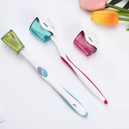 3 in 1 Creative Suction Cup Toothbrush Dust Cover - Shelves by PMC Jewellery | Online Shopping South Africa | PMC Jewellery | Buy Now Pay Later Mobicred