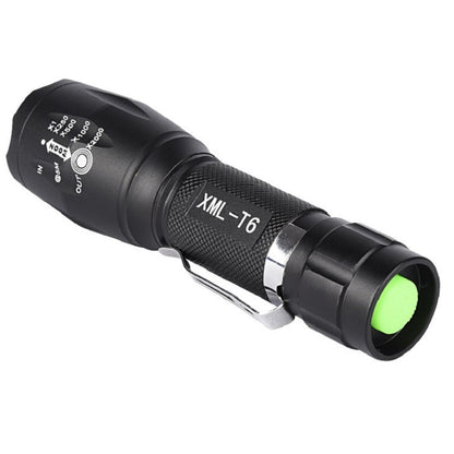 T02 Pen Clip Mini Flashlight T6 Telescopic Zoom Led Flashlight Outdoor Waterproof Long Shot Glare Flashlight - Mini Flashlight by PMC Jewellery | Online Shopping South Africa | PMC Jewellery