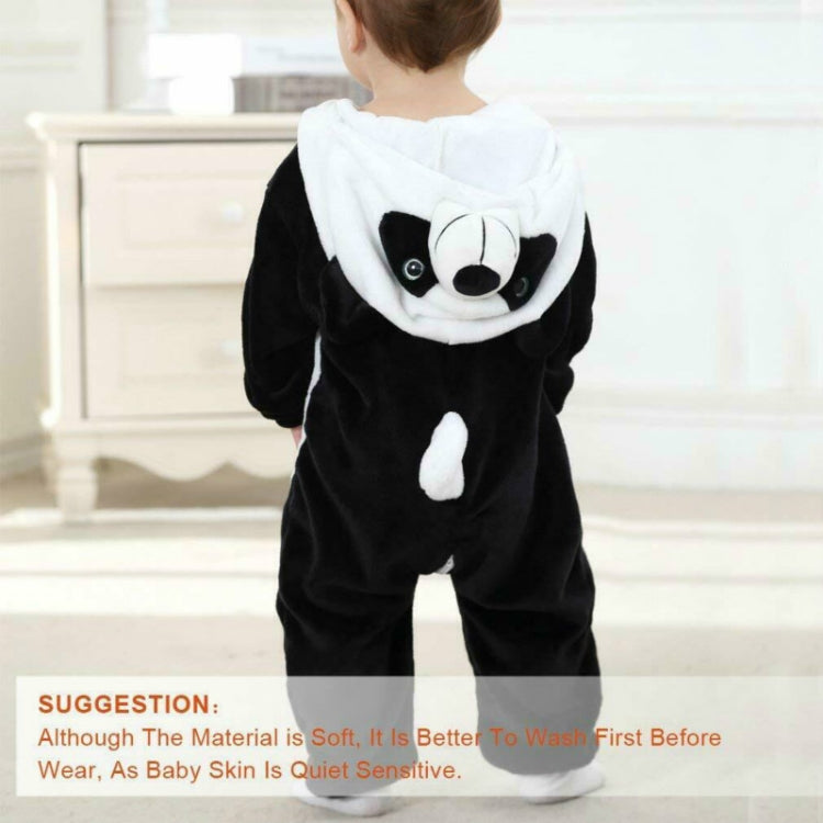 Babies Cartoon Animal Shape Flannel Jumpsuit Romper, Size:100CM(Panda) - Baby Clothing by PMC Jewellery | Online Shopping South Africa | PMC Jewellery | Buy Now Pay Later Mobicred