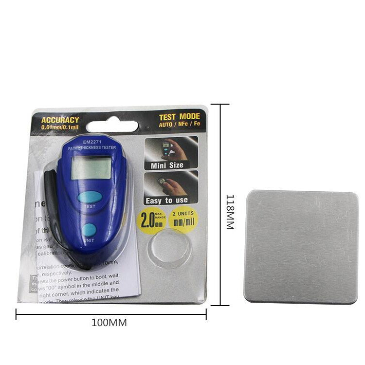 EM2271 Mini Digital Display Car Paint Coating Thickness Gauge Tester - Coating Thickness Gauge by PMC Jewellery | Online Shopping South Africa | PMC Jewellery | Buy Now Pay Later Mobicred