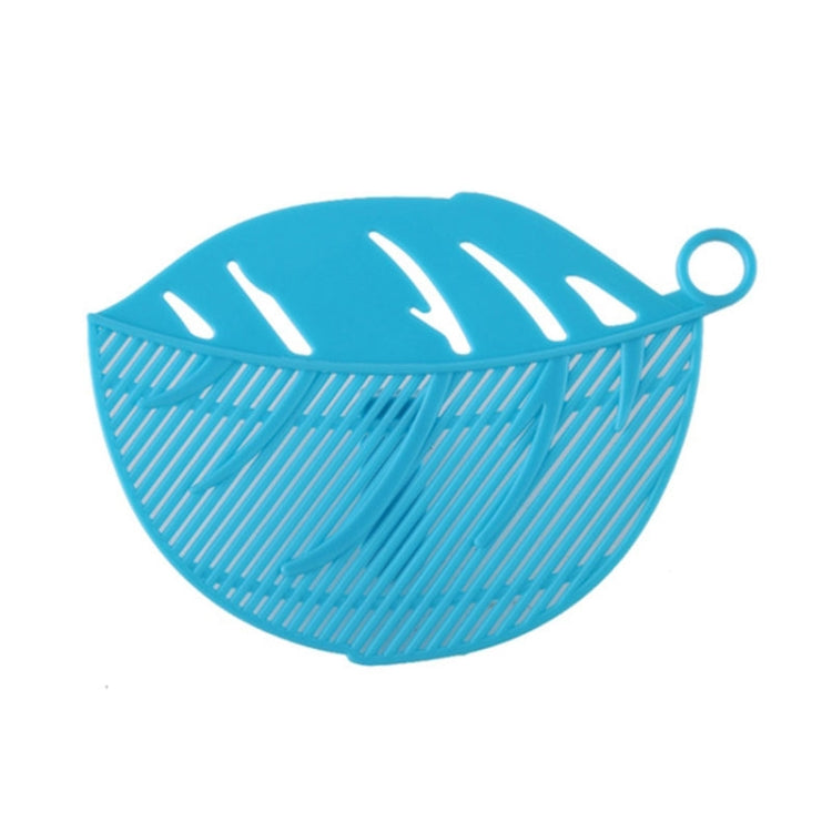 Leaf Shaped Rice Wash Gadget Noodles Beans Colanders Strainers Cleaning Tool, Size:10.5x14.5cm(Blue) - Cleaning Tools by PMC Jewellery | Online Shopping South Africa | PMC Jewellery | Buy Now Pay Later Mobicred