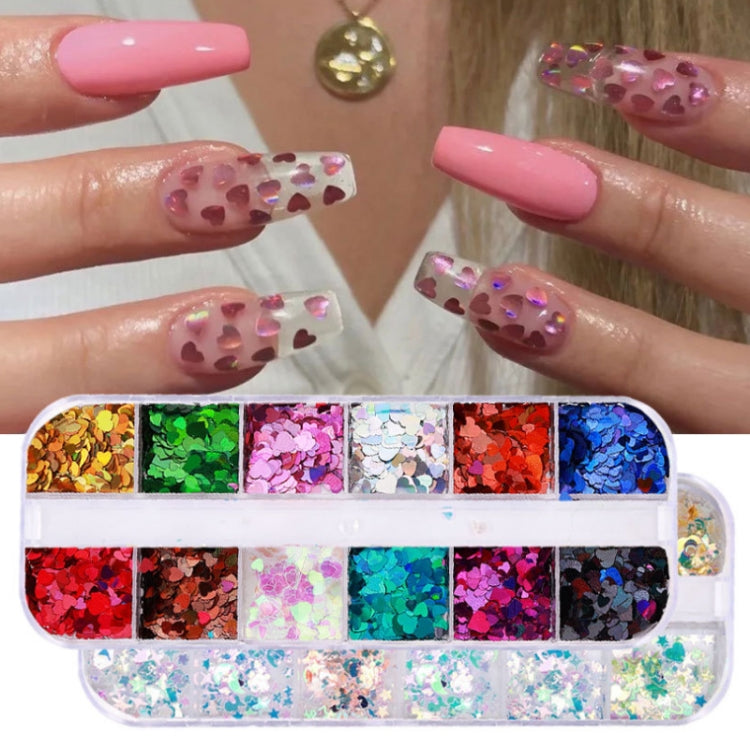 2 PCS Nail Art Butterfly Laser Symphony Sequins, Specification:09 - Nail Stickers by PMC Jewellery | Online Shopping South Africa | PMC Jewellery | Buy Now Pay Later Mobicred