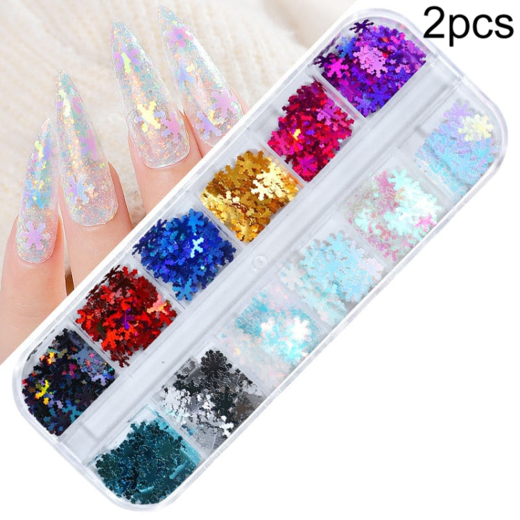 2 PCS Nail Art Butterfly Laser Symphony Sequins, Specification:21 - Nail Stickers by PMC Jewellery | Online Shopping South Africa | PMC Jewellery | Buy Now Pay Later Mobicred