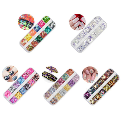 2 PCS Nail Art Butterfly Laser Symphony Sequins, Specification:29 - Nail Stickers by PMC Jewellery | Online Shopping South Africa | PMC Jewellery | Buy Now Pay Later Mobicred