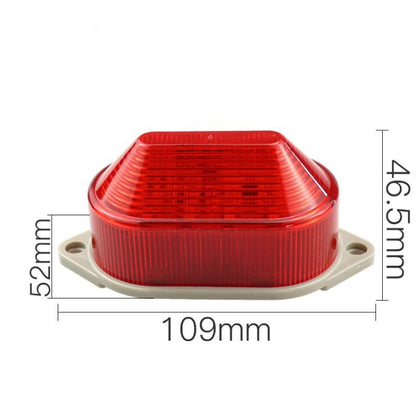 DC12V Led Mini Strobe Signal Warning Light Silent Warning Light(Orange) - Warning Lights by PMC Jewellery | Online Shopping South Africa | PMC Jewellery | Buy Now Pay Later Mobicred