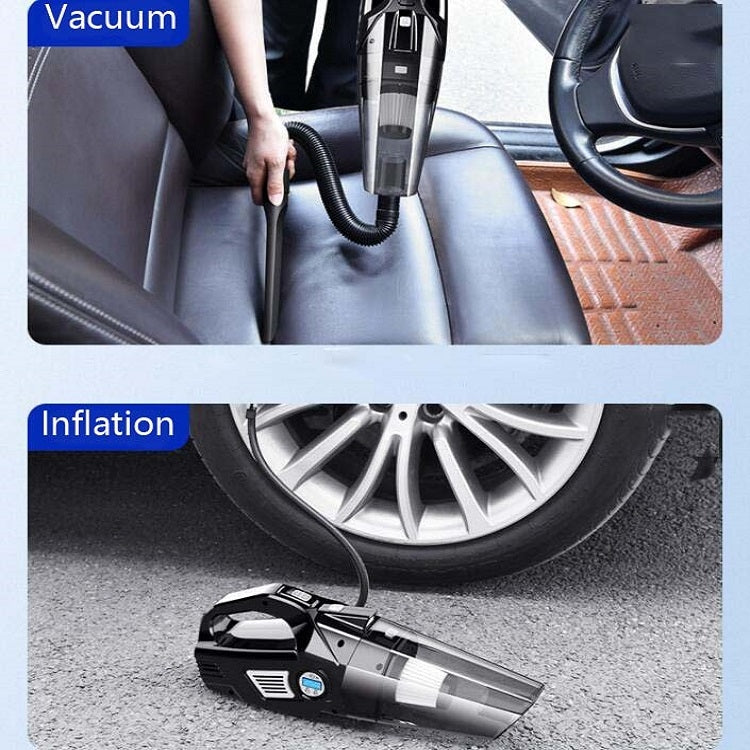 Car Vacuum Cleaner Air Pump Four-In-One Car Air Pump Digital Display 120W, Specification:Wireless, Style:Mechanical Watch - Vacuum Cleaner by PMC Jewellery | Online Shopping South Africa | PMC Jewellery | Buy Now Pay Later Mobicred