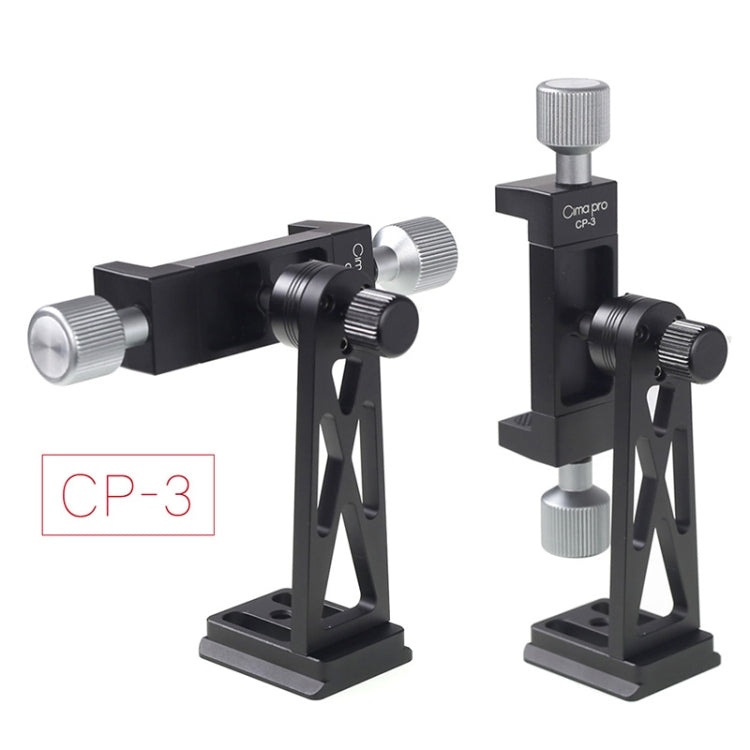 CP-3 Rotating All Metal Tripod Fixing Clip Mobile Phone Live Brackt for 4.5-7.3 inch Phones - Stand by PMC Jewellery | Online Shopping South Africa | PMC Jewellery | Buy Now Pay Later Mobicred