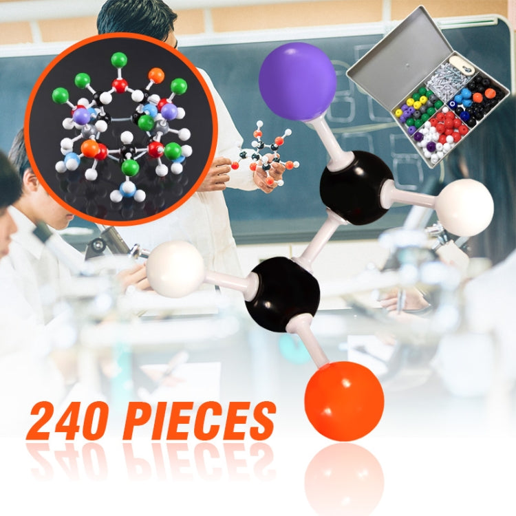 240pcs / Set Chemistry Molecular Model Organic Chemistry Atom Set for School Lab Teaching - Teaching Resources by PMC Jewellery | Online Shopping South Africa | PMC Jewellery