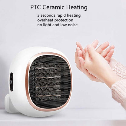 Touch Home Desktop Small Sun Wall-Mounted Heating Fan Mini Electric Heater, CN Plug(Pink) - Electric Heaters by PMC Jewellery | Online Shopping South Africa | PMC Jewellery | Buy Now Pay Later Mobicred