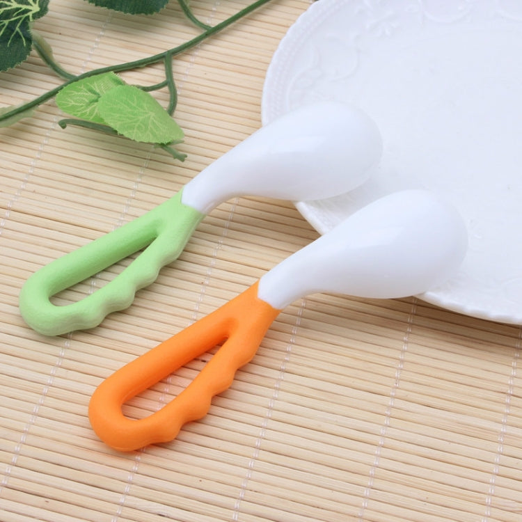 2 PCS Baby Curved Spoon Eat Spoon Baby Pacifier Feeding Spoon Solid Supplies Curved Spoon Children Tableware(Mixing) - Tableware by PMC Jewellery | Online Shopping South Africa | PMC Jewellery