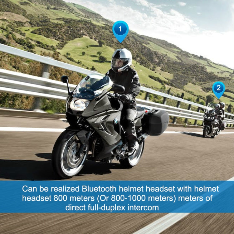 BT-S3 Motorcycle Helmet Bluetooth Headset Motorcycle Intercom Bluetooth Headset, Specification:With EU Plug Charger(Black) - Motorcycle Walkie Talkie by PMC Jewellery | Online Shopping South Africa | PMC Jewellery | Buy Now Pay Later Mobicred