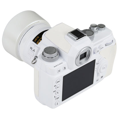 Non-Working Fake Dummy DSLR Camera Model DF Model Room Props Ornaments Display Photo Studio Camera Model Props, Color:White(With Hood) - Camera Model by PMC Jewellery | Online Shopping South Africa | PMC Jewellery | Buy Now Pay Later Mobicred