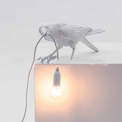 E12 LED Lucky Bird Wall Lamp Table Lamp For Bedroom, Style:Standing Table Lamp, Plug:US Plug(Black) - Bedside Light by PMC Jewellery | Online Shopping South Africa | PMC Jewellery