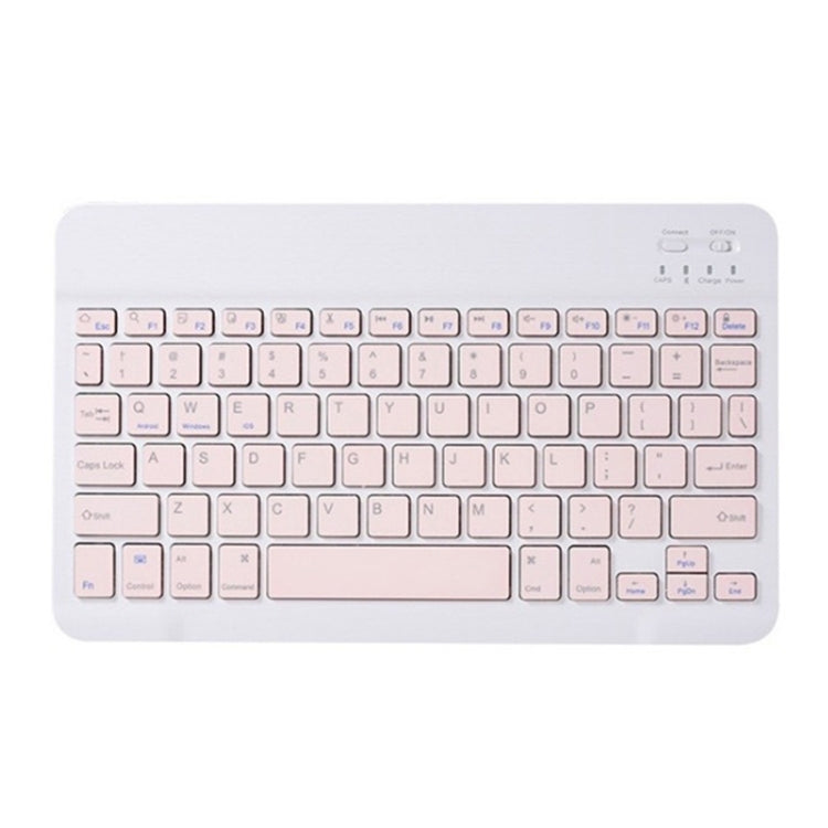 Universal Ultra-Thin Portable Bluetooth Keyboard For Tablet Phones, Size:7 inch(Pink Keyboard) - Universal Keyboard by PMC Jewellery | Online Shopping South Africa | PMC Jewellery