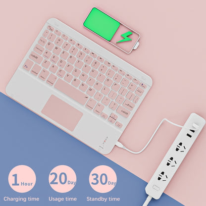 Universal Ultra-Thin Portable Bluetooth Keyboard For Tablet Phones, Size:7 inch(Pink Keyboard) - Universal Keyboard by PMC Jewellery | Online Shopping South Africa | PMC Jewellery