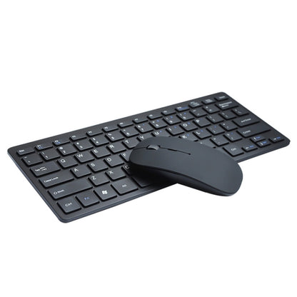 X5 Ultra-Thin Mini Wireless Keyboard + Wireless Mouse Set, Support Win / Android / IOS System(Black) - Universal Keyboard by PMC Jewellery | Online Shopping South Africa | PMC Jewellery