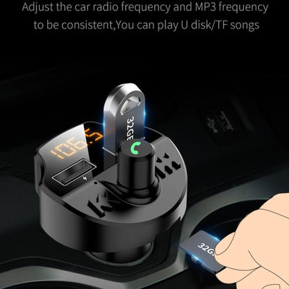 T66 Car Bluetooth Car Charger Cigarette Lighter MP3 Player Hands-Free Car FM Transmitter - Bluetooth Car Kits by PMC Jewellery | Online Shopping South Africa | PMC Jewellery | Buy Now Pay Later Mobicred