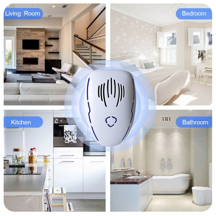 DC-9015 Household Energy-saving Multi-function Variable Frequency Ultrasonic Electronic Mouse and Mosquito Repellent, Style:EU Plug(White) - Repellents by PMC Jewellery | Online Shopping South Africa | PMC Jewellery | Buy Now Pay Later Mobicred