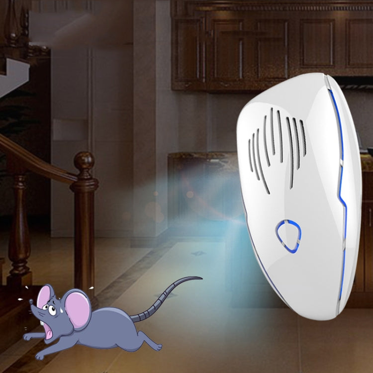 DC-9015 Household Energy-saving Multi-function Variable Frequency Ultrasonic Electronic Mouse and Mosquito Repellent, Style:EU Plug(White) - Repellents by PMC Jewellery | Online Shopping South Africa | PMC Jewellery | Buy Now Pay Later Mobicred