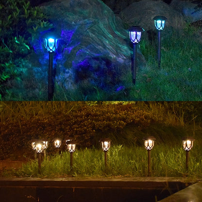 Solar Outdoor Garden Lawn Light Street Light Garden LED Decorative Landscape Light Villa Ground Plug Light(White Light) - Solar Lights by PMC Jewellery | Online Shopping South Africa | PMC Jewellery