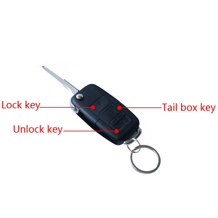 7pcs /Set Car Remote Control Central Lock Keyless Entry System With Motor, External Speaker, Double Flashing Prompt - Remote Control by PMC Jewellery | Online Shopping South Africa | PMC Jewellery