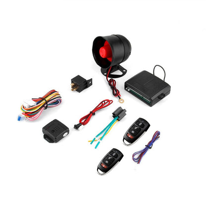 2 Set One-Way Car Anti-Theft Alarm 12V Safety Modification Supplies - Security Alarm System by PMC Jewellery | Online Shopping South Africa | PMC Jewellery | Buy Now Pay Later Mobicred