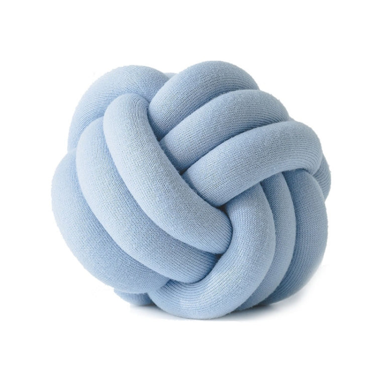 Hand-Made Knotted Ball Pillow, Size: Diameter: 25~30cm(Sky Blue) - Cushions & Pillows by PMC Jewellery | Online Shopping South Africa | PMC Jewellery | Buy Now Pay Later Mobicred