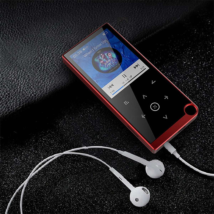 E05 2.4 inch Touch-Button MP4 / MP3 Lossless Music Player, Support E-Book / Alarm Clock / Timer Shutdown, Memory Capacity: 4GB without Bluetooth(Red) - MP4 Player by PMC Jewellery | Online Shopping South Africa | PMC Jewellery