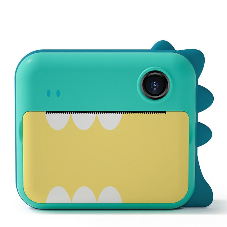 P1 16GB Children Instant Camera 1200W Front And Rear Dual-Lens Mini Print Photographic Digital Camera Toy(Green Dinosaur) - Children Cameras by PMC Jewellery | Online Shopping South Africa | PMC Jewellery | Buy Now Pay Later Mobicred