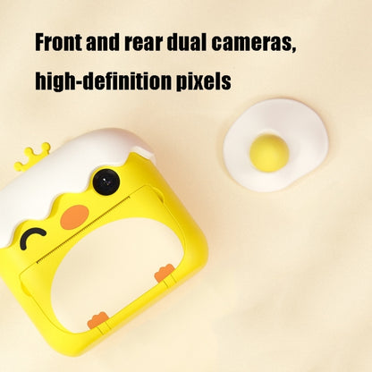 Children Mini Print Camera Front And Rear Dual-Lens Digital Camera Toy(Chicken) - Children Cameras by PMC Jewellery | Online Shopping South Africa | PMC Jewellery | Buy Now Pay Later Mobicred