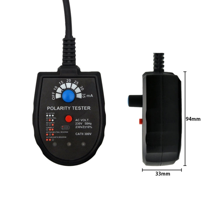 S2001 Socket Phase Detector Multi-Function Three-Phase Loop Socket Circuit Leakage Detector, EU Plug - Current & Voltage Tester by PMC Jewellery | Online Shopping South Africa | PMC Jewellery | Buy Now Pay Later Mobicred