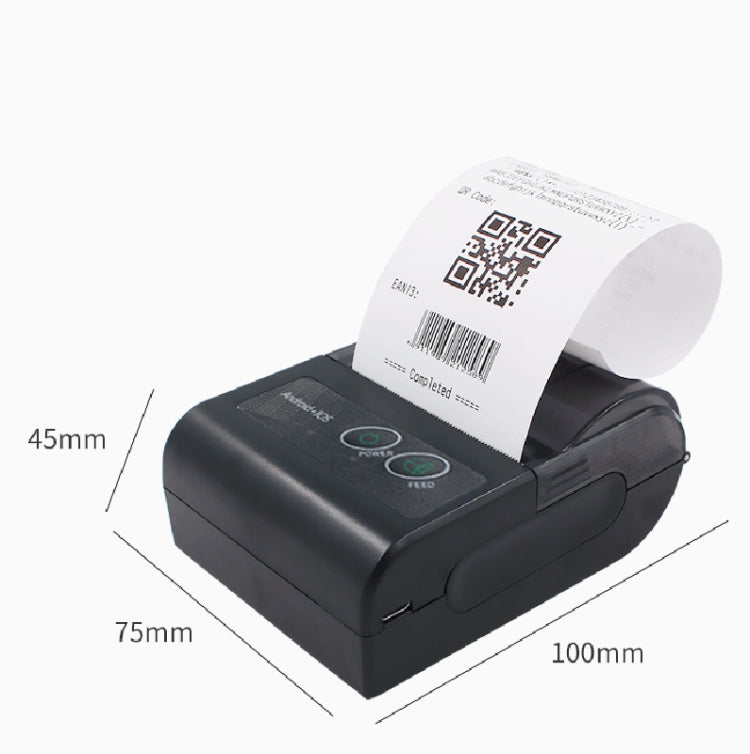 58HB6 Portable Bluetooth Thermal Printer Label Takeaway Receipt Machine, Supports Multi-Language & Symbol/Picture Printing, Model: US Plug (Spanish) - Printer by PMC Jewellery | Online Shopping South Africa | PMC Jewellery | Buy Now Pay Later Mobicred