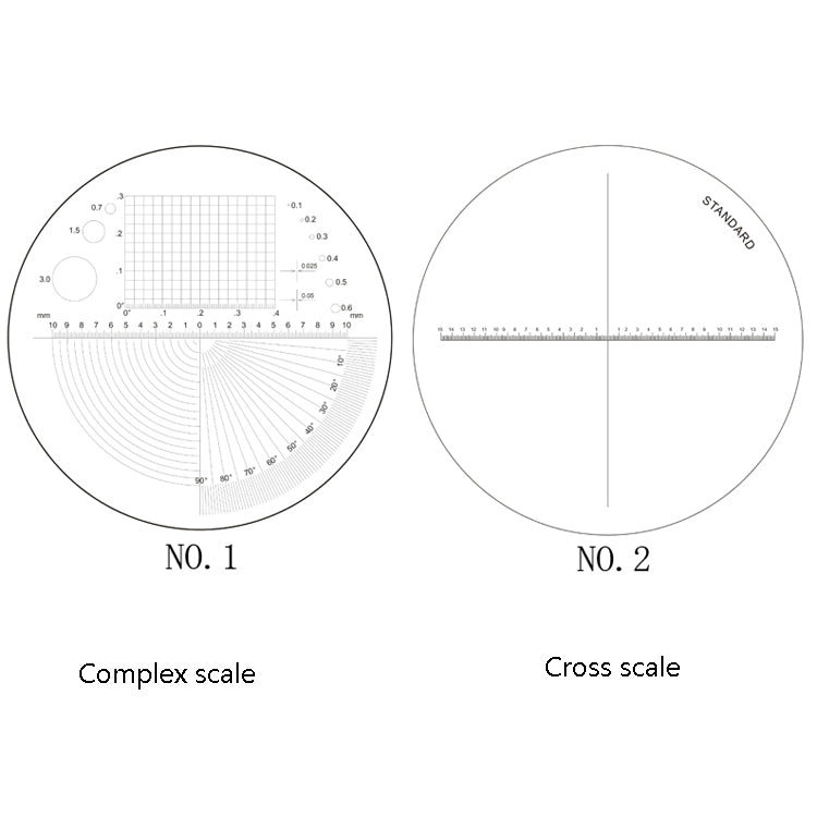 8 LED Lights 3 Groups Of Optical Glass HD With Scale 10 Times Magnifying Glass, Specification: Complex Scale Board - Hand Held Style by PMC Jewellery | Online Shopping South Africa | PMC Jewellery | Buy Now Pay Later Mobicred