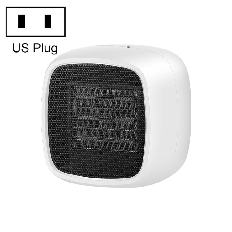 Home Desktop Mini Portable PTC Dumping Power-off Heater, Specification:US Plug(White) - Electric Heaters by PMC Jewellery | Online Shopping South Africa | PMC Jewellery | Buy Now Pay Later Mobicred