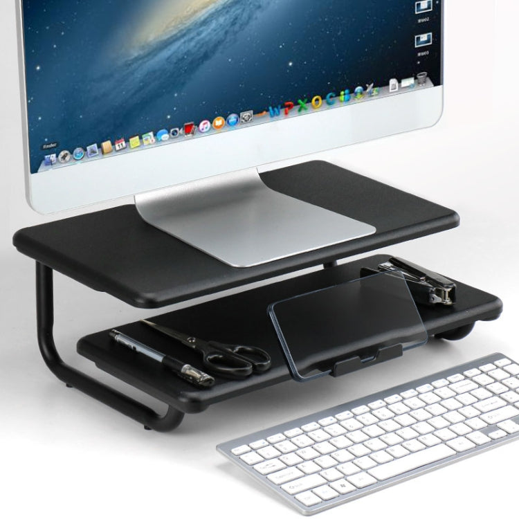 Double-Layer Heightening Desktop Metal Aluminum Alloy Display Base Notebook Computer Stand - Laptop Stand by PMC Jewellery | Online Shopping South Africa | PMC Jewellery | Buy Now Pay Later Mobicred