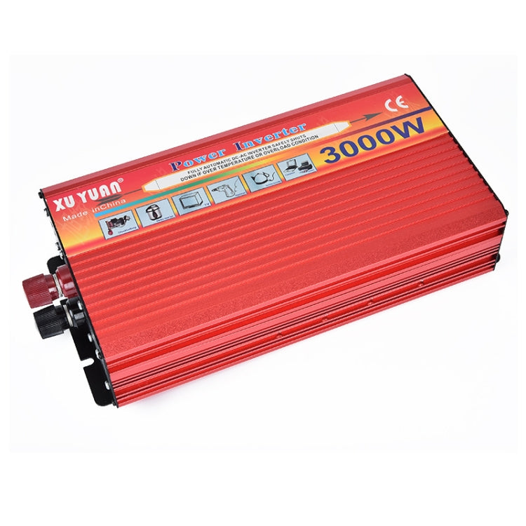 XUYUAN 3000W Car Inverter Car Home Power Converter, Specification: 12V to 220V -  by XUYUAN | Online Shopping South Africa | PMC Jewellery | Buy Now Pay Later Mobicred