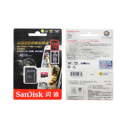 SanDisk U3 High-Speed Micro SD Card  TF Card Memory Card for GoPro Sports Camera, Drone, Monitoring 32GB(A1), Colour: Gold Card - Micro SD Card by SanDisk | Online Shopping South Africa | PMC Jewellery | Buy Now Pay Later Mobicred