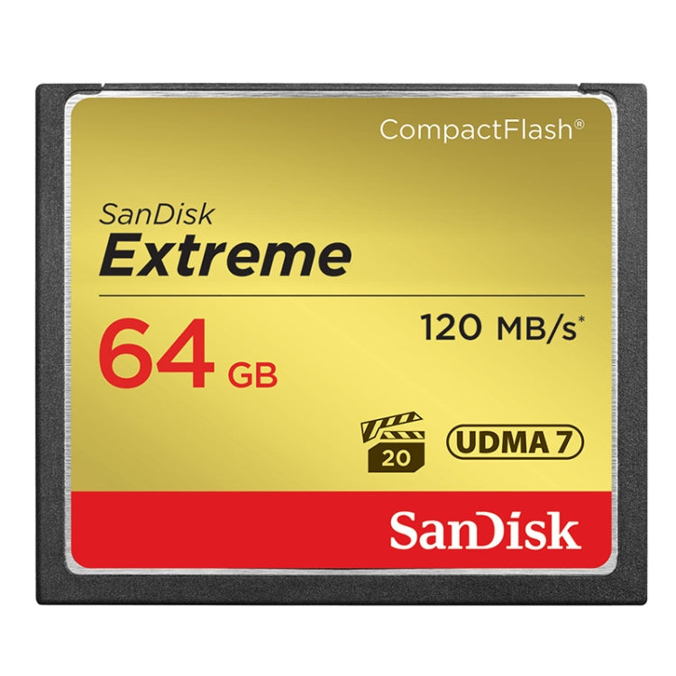 SanDisk CFXPS-1067X High Speed CF Card Camera SLR Camera Memory Card CF-120M/S, Capacity: 64GB - CF Card by PMC Jewellery | Online Shopping South Africa | PMC Jewellery | Buy Now Pay Later Mobicred