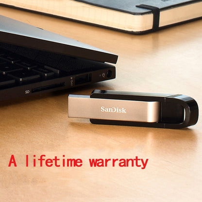 SanDisk CZ810 High Speed USB 3.2 Metal Business Encrypted Solid State Flash Drive, Capacity: 64GB - USB Flash Drives by SanDisk | Online Shopping South Africa | PMC Jewellery | Buy Now Pay Later Mobicred