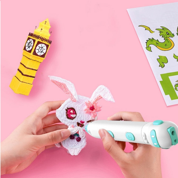 Drawing Three-Dimensional Graffiti Low Temperature 3D Printing Pen For Children A2 Pink Pig - 3D Printer by PMC Jewellery | Online Shopping South Africa | PMC Jewellery | Buy Now Pay Later Mobicred