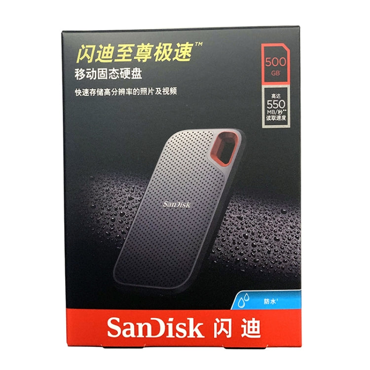 SanDisk E61 High Speed USB 3.2 Computer Mobile SSD Solid State Drive, Capacity: 500GB - External Solid State Drives by PMC Jewellery | Online Shopping South Africa | PMC Jewellery | Buy Now Pay Later Mobicred