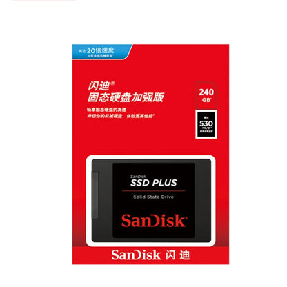 SanDisk SDSSDA 2.5 inch Notebook SATA3 Desktop Computer Solid State Drive, Capacity: 240GB - External Solid State Drives by SanDisk | Online Shopping South Africa | PMC Jewellery | Buy Now Pay Later Mobicred