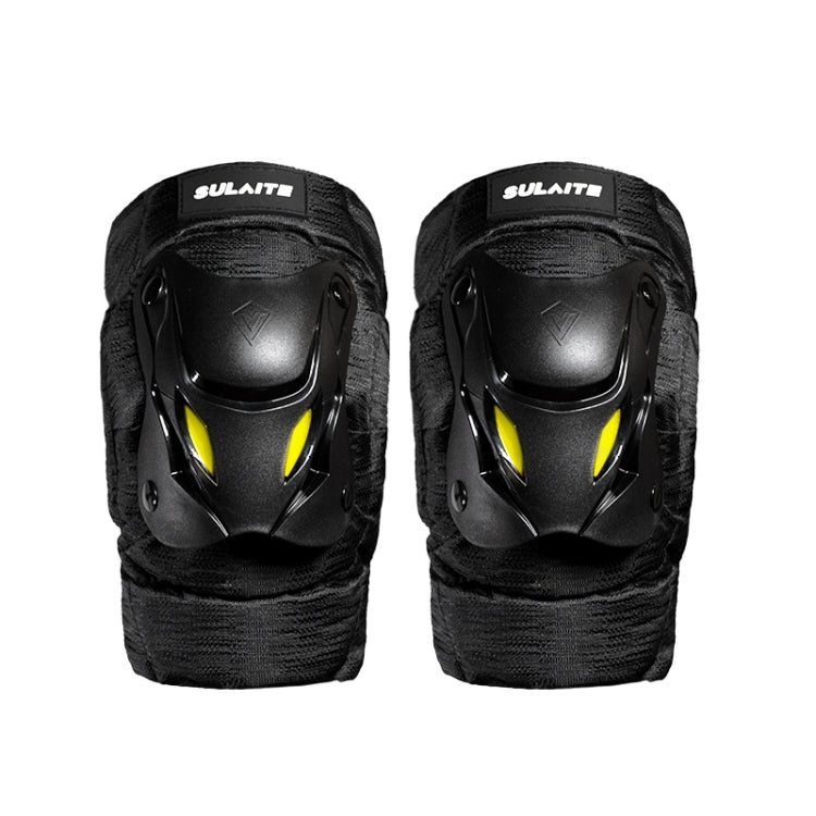 SULAITE Motorcycle Protector Rider Wind Warmth Protective Gear Riding Equipment, Colour: Black Elbow Pads - Protective Gear by SULAITE | Online Shopping South Africa | PMC Jewellery | Buy Now Pay Later Mobicred