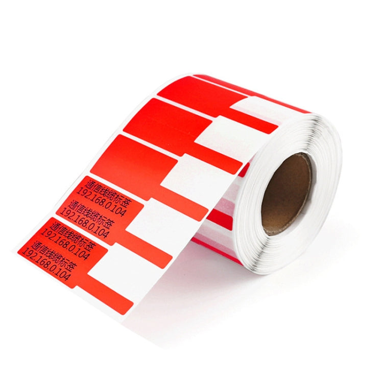 Printing Paper Cable Label For NIIMBOT B50 Labeling Machine(03T-Red) - Printer Accessories by NIIMBOT | Online Shopping South Africa | PMC Jewellery | Buy Now Pay Later Mobicred