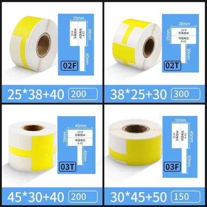 Printing Paper Cable Label For NIIMBOT B50 Labeling Machine(02F-White) - Printer Accessories by NIIMBOT | Online Shopping South Africa | PMC Jewellery | Buy Now Pay Later Mobicred